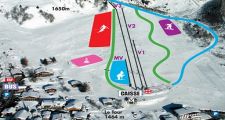 Map of La Vormaine Ski Areas