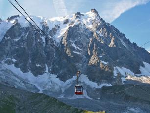 Telepherique de l'Aiguille du Midi 3842m de Chamonix