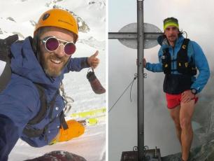 Luca Martini (left) and Edoardo Camardella (right) tragically lost their lives in a Mont-Blanc massif avallanche, photo source @LeDauphine