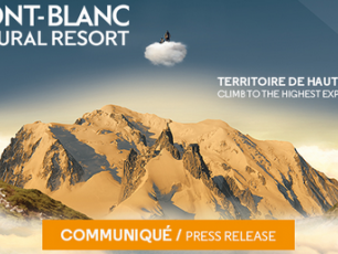 Press release of 21st September 2017 issued by Mont-Blanc Natural Resort.