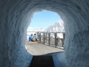 Aiguiile du Midi: le Tunnel de neige, photo par CMB