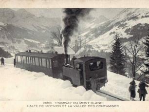 One of the first Journey's of the Mont Blanc Tramway