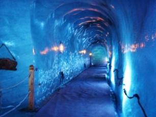 The ice grotto Mer de Glace