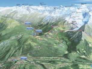 Tramway du Mont Blanc Map