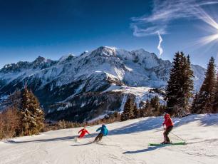 Les Houches Slopes serve as a training ground for the French National Ski Team
