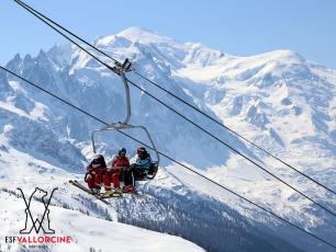 Ski Lift Le Tour Balme Vallorcine ski area in Chamonix