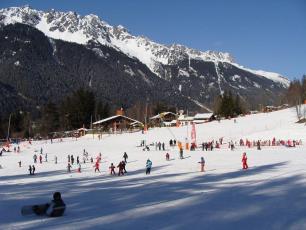 The Planards Ski Resort in Chamonix Mont Blanc Valley